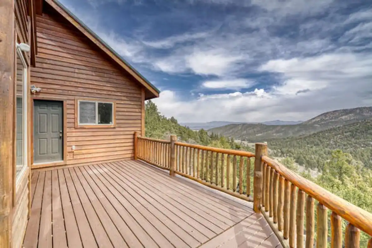 Vacation Rental in Salida Colorado with Mountain Views - View from outside patio