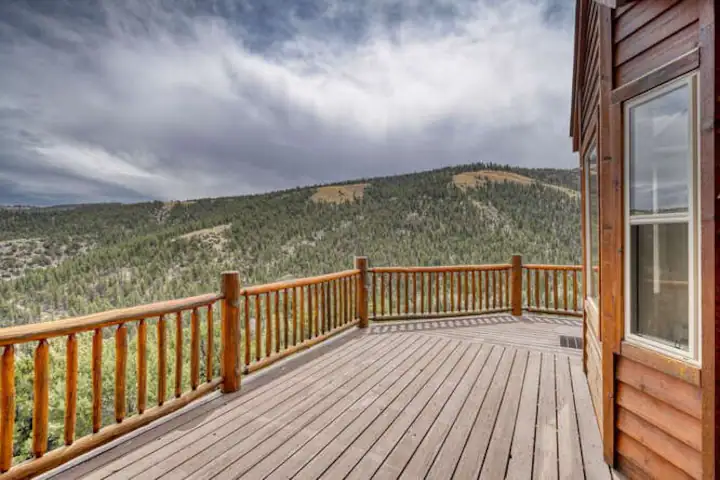 Vacation Rental in Salida Colorado with Mountain Views - View from outside patio